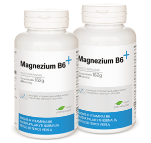 Maisto papildas „Magnezium B6+“, vienerių metų atsarga – 720 tablečių.